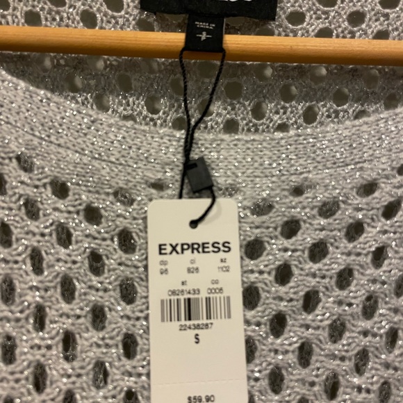 Express Knit Crop Sweater - Picture 3 of 4